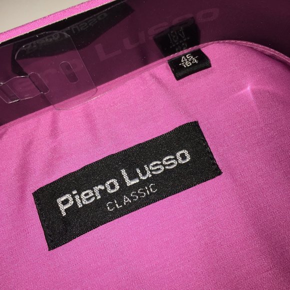 📦 REDUCED! PIERO LUSSO MEN'S CLASSIC FIT DRESS SHIRT - Picture 4 of 5
